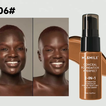 Matte Liquid Foundation Oil Control Pre-makeup Concealer Bb Cream Natural Long-lasting Face Base Foundation Professional Makeup