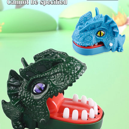 Dinosaur Teeth Biting Finger Toys, Dentist Tabletop Board Tricky Game Random Mechanism Gifts for Boys and Girls Color Random