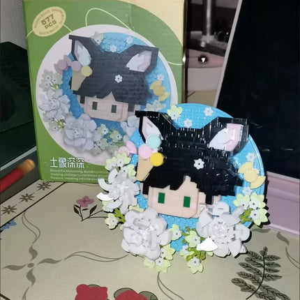 Love and Deepspace Cartoon Block Xavier Zayne Rafayel ralayo Sylus Figures Diamond 3D Model Micro Building Blocks for Adults