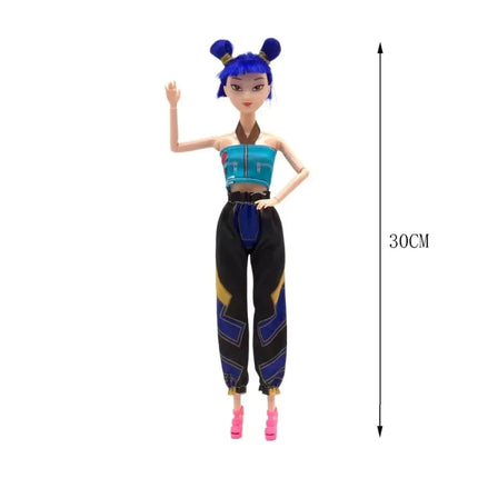 New 30cmPrincess Doll Rumi Mira Zoey Exquisite Action Figure DIY Toy Premium Plastic Model Perfect Collection and Gift for Girls