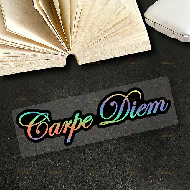1pc Carpe Diem Motorcycle Stickers for Motorcycle Fairings Helmet Car Window Scooters Body Waterproof  Universal Vinyl Decals