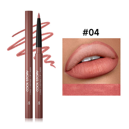 8 Colors Matte Lip Liner Waterproof Long-Lasting Lip Pencil Smudge-Proof Outline Lipstick for Defined Lips, Lip Contour Makeup