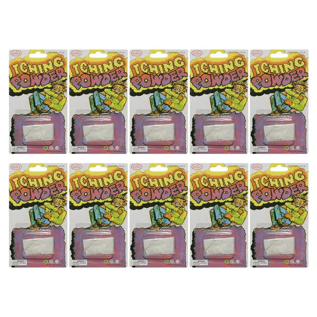 10PCS Itch Itching Powder Packages Halloween Trick Prop Itching Powder Prank Halloween Party Supplies ﻿