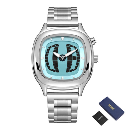 Fashion Digital Display Dynamic Watch Vintage y2k Waterproof Quartz Wristwatch for men Square Shape Cool watches reloj hombre