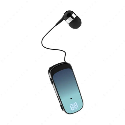 K65 Fashion Bluetooth Headset Business Retractable Lavalier Type Earphone Single Ear Hands Free with Wire Super Long Standby