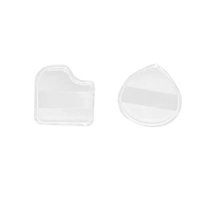 Silicone Cosmetic Puff Soft Makeup Blender Beauty Sponge Transparent Soft Elasticity Puff Sponge for Concealer Foundation