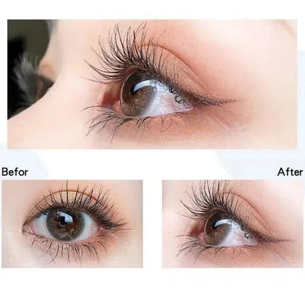 Silver Silk Fiber Matte Mascara Makeup Ultra-Fine Brush Lengthens Eyelashes Waterproof Fast Dry Eyelash Extension Mascara Makeup