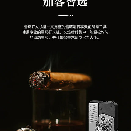Metal Gas Electric Dual-purpose Folding Lighter Windproof Jet Dual Arc USB Folding Gun Portable Lighter Fashionable Men's Gift