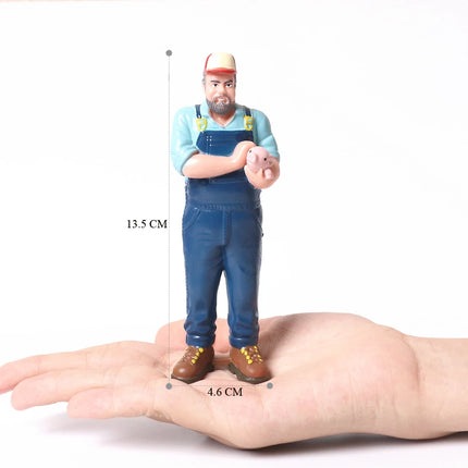 Realistic Pretend Professional Career Figures - Plastic Models of People from around the World Educational Toy Gift for Children