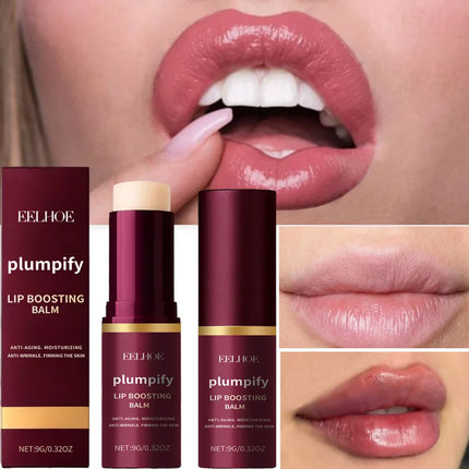 Fast Plumping Lip Balm Moisturizing Soft Lips Skin Plumper Gloss Oil Non-Sticky Daily Care Mask Beauty Makeup Cosmetics Products