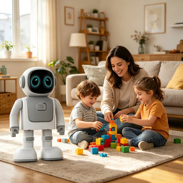 Cosmic Beat Programmable Dancing Space Robot Portable Bluetooth Speaker Wireless Interactive Gadget For Tech Enthusiasts