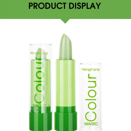 1Pc Moisturizing Aloe Color Changing Lipstick Long Term Moisturizing and Moisturizing Lipstick Lip Color Lip Care