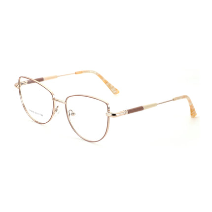 ZENOTTIC M Size Fashion Cat Eye Metal Prescription Glasses Woman Butterfly Optical Eyeglasses