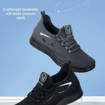 Clearance Sale Free Shipping Men's Shoes Casual Athletic Shoes Breathable Mesh Sneakers Non-Slip Men's Spring Casual Footwear Af