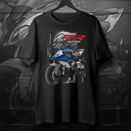 Retro 2015-2018 Models German S1000RR Motorcycle T-Shirt 100% Cotton O-Neck Short Sleeve Summer Casual Mens Tee Rider Streetwear