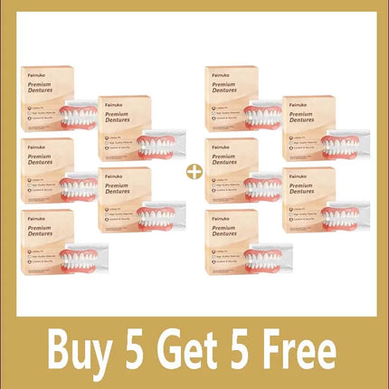 Resin Denture Set Soft Dentures False Teeth Set Comfort-Fit Denture Resin Kit Soft Denture Kit for Daily Use 2026 new