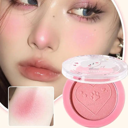 Monochrome Blush Whitening Matte Cosmetics Vitality Girl Nude Makeup Natural Smudge Monochrome Blush Plate