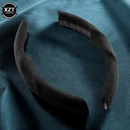 2pcs 36-38CM PU Car Steering Wheel Cover Liquid Feeling Universal Car Interior Accessories Car styling
