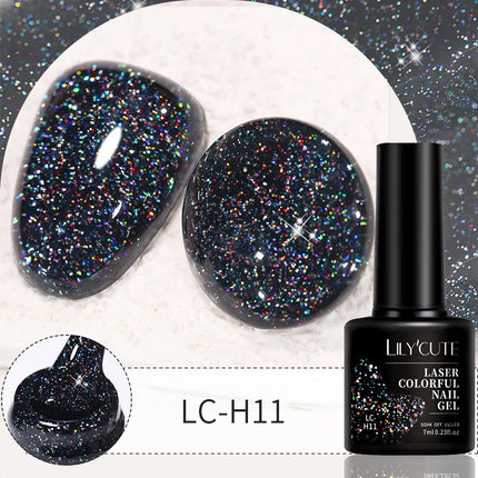 LILYCUTE 7ml 9D Cat Magnetic Gel Nail Polish Iridescent Magnet Semi Permanent Soak Off UV LED Manicure For Nail Art Gel Varnish