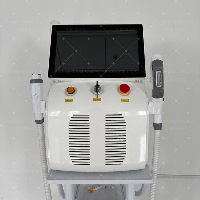 4 IN 1 Soprano Titanium Ice Platinum RF Diode 755 808 940 1064nm 4 Wave Laser ND:YAG Machine Painless Hair Removal Machine