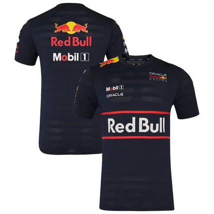 New Red Bull Men's Short Sleeve T-shirt Red Bull Brand Logo 3D Printed T-shirt Men's Outdoor Motorcycle Riding Summer Sports Top