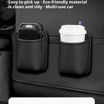 The multi-functional leather storage case for car water cups is suitable for VW Volkswagen Polo Tiguan Passat Golf Jetta Lavida