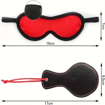 SM Bondage Set, Sex Toys, Extreme Sex, BDSM Bondage Sex Set, Couples Erotic Toys, SM Sex Toys with Handcuffs, Ankle Mask