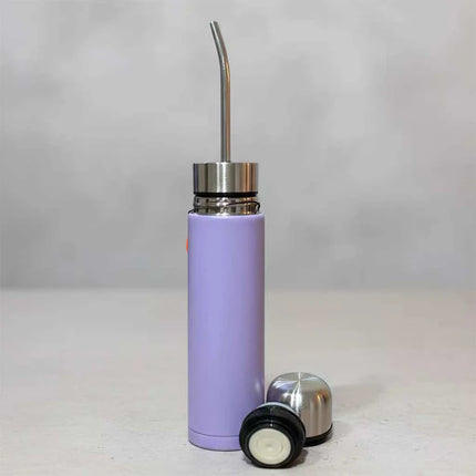 Self-Serving Stainless Steel Mate Bottle, 2-in-1 Thermal Mate Cup with Built-in Bombilla, Yerba Mate Thermos all in one