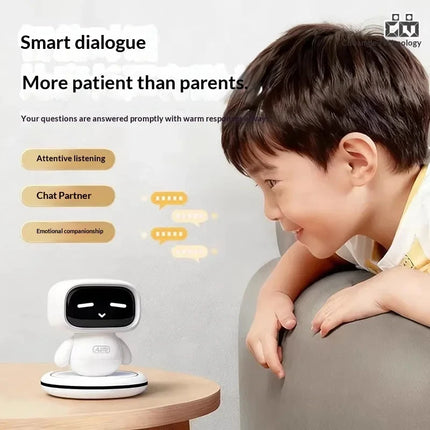 2026 New Original Desktop AI Intelligent Robot Bean Treasure Dialogue Chat Emotional Learning With Xiao Zhi Mini Electronic Robo