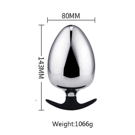 Runyu Metal Anal Plug Sexy Adult Butt Plug Penetration Anal Toy Plug Anul Huge Dildo Fetish But Pluk Erotic Products SM Sex Toys
