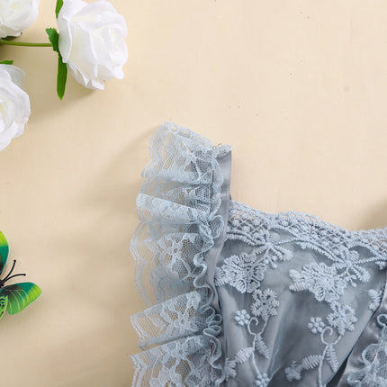 Summer Newborn Baby Girls Tutu Rompers Lace Skirts Infant Party Sleeveless Jumpsuits Clothes KIds Bodysuits Dress Clothes