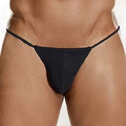 Men's String Thong Sexy Enhancing Pouch Thong Erotic Lingerie Tangas Underpants Costume Male Mini Bag T-back Bikini Panties