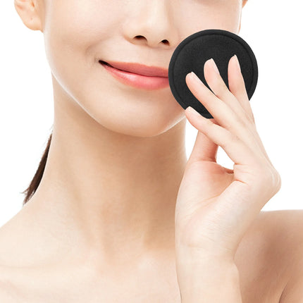 ABUU-16Pcs Reusable Bamboo Cotton Make Up Remover Pads Washable Triple Layer Facial Skin Care Wipe Pads Cleaning Pad With Bag