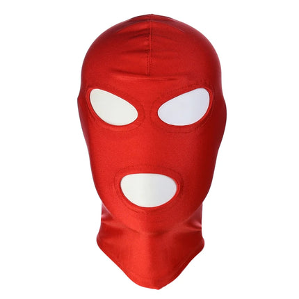Head Mask Spandex Lycra Hood Bdsm SM Role Playing Game Erotic Latex Leather Fetish Open Mouth Hood Mask Sex Toys adult Sexy Toy
