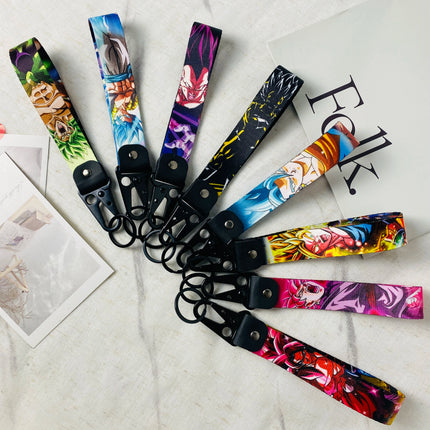 Anime Cool Eagle Beak Keychain Short Lanyard Used In Phone Rope Badge Holder USB Pendant Portable Key Lanyard Accessories  Gifts