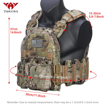 YAKEDA MOLLE Training Vest 1000D - Waterproof Tactical / YAKEDA MOLLE 1000D Training Vest - Waterproof Tactical