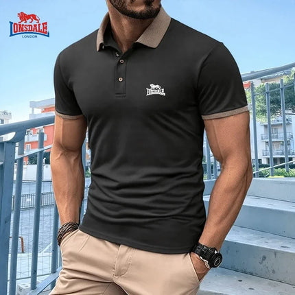 Men's High Quality Short-sleeved Polo Shirt Summer Fashion Business Casual Multifunctional Top