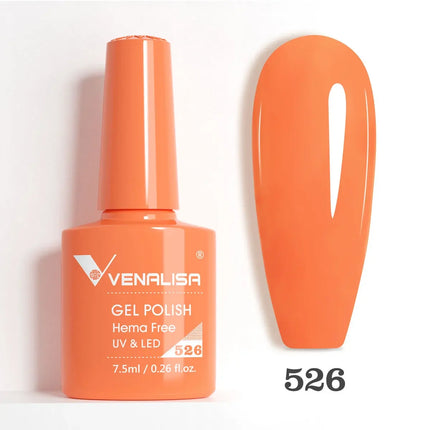 7.5ml Venalisa TPO FREE HEMA FREE Gorgeous Color Nail Gel Polish Long Wear Soak Off UV LED Gel Varnish Nail Manicure Gel Varnish