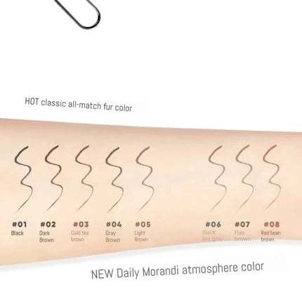 JUDYDOLL Ultra-fine Liquid Eyeliner Skinny Curved Brushwork Long lasting Waterproof Anti Shake Fast Drying Slim Enlarged Eyes