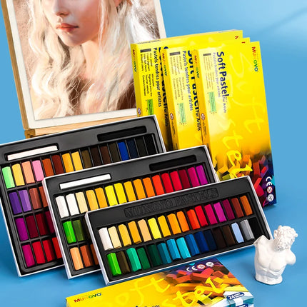 24/32/48/64 Color Chalk Set Color Crayons for Beginners A Variety of Painting Pastel Stick Students Art Painting Stationery