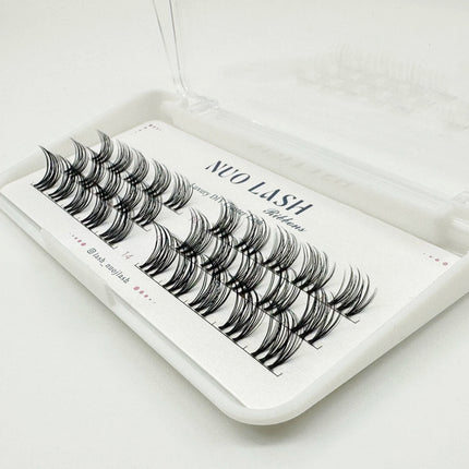 Nuo Cluster Eyelash Thin Band Natural Look Wholesale Diy Pre-cut Lash Extensions Super Soft Segment Lash Clusters Private Label