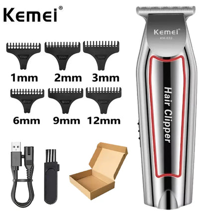 Kemei Professional Hair Trimmer Electric Beard Trimmer for Men Hair Clipper Hair Cutter Machine Haircut Grooming Kit KM-032
