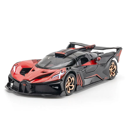 1:32 Bolide Miniature GT Die Casting Model Car Metal Alloy Sound & Light Pull Back Toy Car Birthday Gift