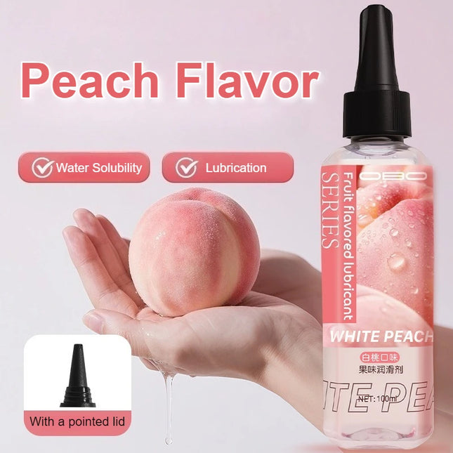 100ml Lickable Fruit-flavored Lubricating Oil for Adult Sex Water-Based Lubricating Fluid Wash-Free Lubricant Couple Sexual Lube