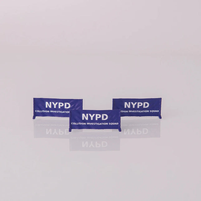 Kicarmod 1/64 NYPD New York Police Series Resin Miniature Scene Figure Model for 1/64 Diecast Car Diorama Collection Gift