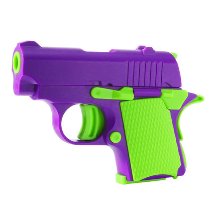 1PC 3D Mini Model Gun 1911 Pistols Hand Toy Pistols Toy Bullets No Fire Rubber Band Launcher Collection Gifts