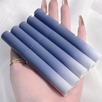 5 Colors Matte Lipstick Set Long Lasting Waterproof Non-Stick Red Lips Lip Tint Cosmetic Makeup Glaze Easy Fade Cup Lip