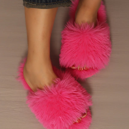 Women's Indoor Slippers 2024 Autumn and Winter New Plush Home Lazy Slippers Anti slip Durable Fashion Warm Sandals Slippers