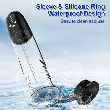 Electric Vacuum Penis Pump with Pocket Pussy Penis Enlargement Extend Dick Pump Male Masturbator Penis Trainer Sex Toys for Men