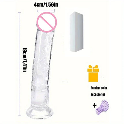 Transparent Realistic Penis Female Masturbator Clitoral Stimulator Big Dick Penis Butt Plug G Spot Sex Toys For Women Sex Shop18